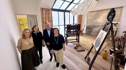 Inauguraci�n en el Museo de Pontevedra de la exposici�n Debuxar coa luz