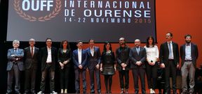 Premiados, jurado, organizaci�n, autoridades y patrocinadores en la foto de clausura de la vig�sima edici�n del OUFF. 