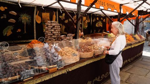 Uno de los puestos de comida de la feria
