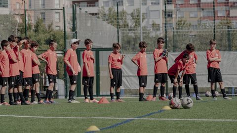 Campus de F�tbol Bosco - Atl�tico de Madrid.La actividad formativa empez� en las instalaciones de Salesianos Ourense