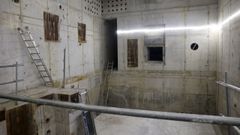 Interior de la sala del bnker que se destinar a investigacin.