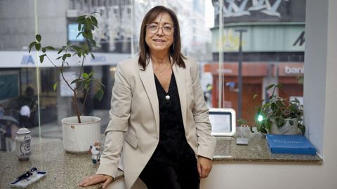 Pilar Otero, presidenta de los Gestores Administrativos de Galicia. 
