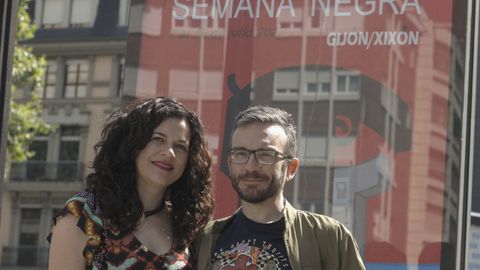 Los�escritores Ana Ballabriga y David Zaplana