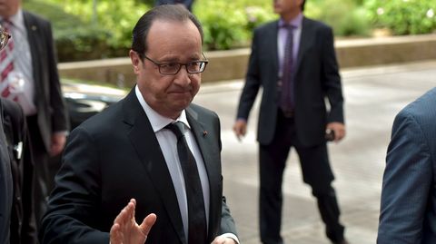 El presidente francs, Franois Hollande