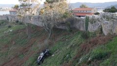 Accidente en el parador de Baiona