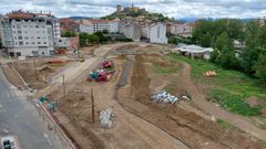 Foto reciente de los terrenos de la urbanizaci�n, que si se cumplen los plazos estar� completada en septiembre