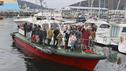 Imagen de archivo de los Reyes llegando a Curuxeiras.