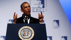 Obama durante el Congressional Hispanic Caucus