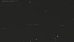 Captura del cometa interestelar 3I/ATLAS.