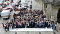 Nocientos Eramus llegan a la USC