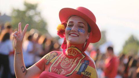 Final de la Eurocopa de f�tbol en Gij�n