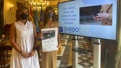 La concejala de gobierno de Pol�ticas Sociales, Concepci�n M�ndez, y la edil delegada del �rea, Leticia Gonz�lez