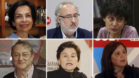 Dolores Galovart, Guillermo Meijn, Roco de Frutos, Ricardo Garca Mira, Margarita Prez y Pilar Cancela