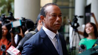 El golfista estadounidense Tiger Woods