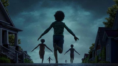 Inquietante imagen que ilustra el cartel del filme de Zach Cregger «Weapons».