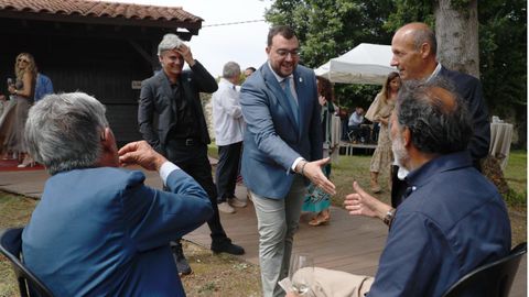 El presidente del Principado, Adri�n Barb�n en el VII Encuentro Hispano-Americano de Colombres
