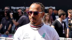 Lewis Hamilton.Lewis Hamilton, piloto de Mercedes.