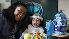 Alexia tiene par�lisis cerebral