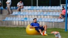 Toch� en un entrenamiento en El Requex�n