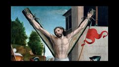 �Crucifixi�n de san Andr�s�, por Juan Correa de Vivar, 1540-1545. Museo del Prado