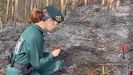 La Guardia Civil investiga a una mujer como presunta autora de cinco incendios forestales en Muxa