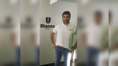 �scar Rial, candidato socialista a la alcald�a de Rianxo.