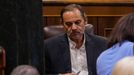 El exministro de Transportes y ex secretario de organizacin del PSOE, Jos Luis balos, durante el pleno del Congreso del pasado 9 de septiembre.