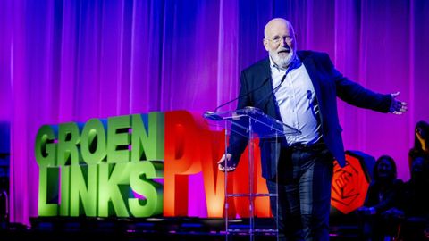 Frans Timmermans, durante un discurso en Rotterdam.