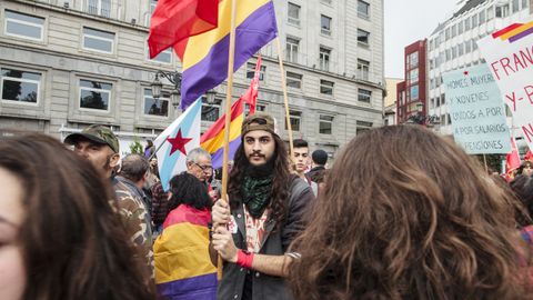 Manifestacin en Oviedo contra los Premios Princesa