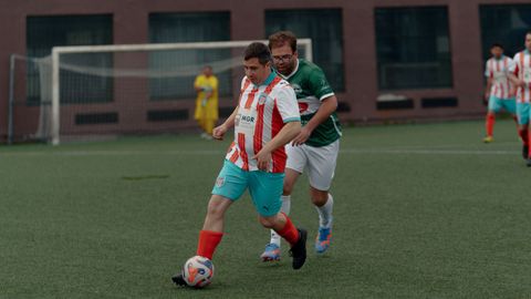 El campo de f�tbol de Os Remedios acogi� la primera cita del torneo de f�tbol inclusivo de Galicia