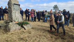En el marco de las jornadas por el D�a de Loita da Veci�anza Comuneira se rindi� un nuevo homenaje a Che Pedro con una ofrenda floral ante el monolito colocado en su memoria.