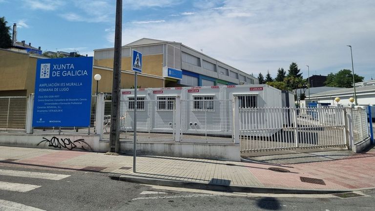 El IES Muralla Romana tendr&aacute; casi 900 metros cuadrados m&aacute;s con los trabajos previstos