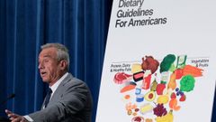  La nueva pir�mide nutricional fue presentada por Robert F. Kennedy Jr.