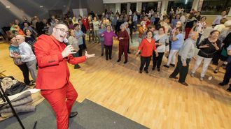 Baile amenizado por Mart�n Carri�n en enero de este a�o 