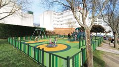 Reproducción de cómo quedará el nuevo parque de Gallego Tato, en Lugo