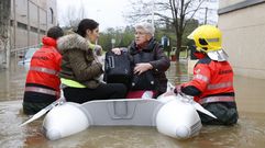 La lluvia siembra el caos en A Coru�a y comarca