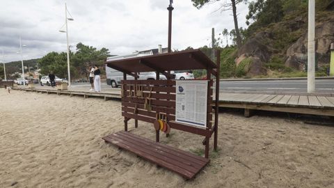 Espeteiras Comunais en la playa de O �zaro, Dumbr�a
