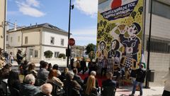 Foz rinde homenaje al campo, al mar y a sus gentes con un gran mural