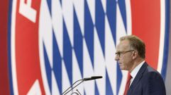 Rummenigge, en un acto del Bayern