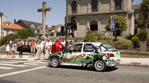 A bendici�n dos coches est� presente na festa de Monterroso 