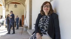 A�directora da C�tedra Rosal�a de Castro, Mar�a do Cebreiro.