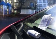 Las multas se suced�an en los veh�culos. 