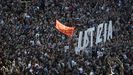 Manifestaci�n en Pamplona el pasado s�bado pidiendo �justicia� para los ocho j�venes de Alsasua