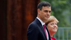 S�nchez, quien ayer visit� a Merkel, pidi� a las fuerzas pol�ticas que los acercamientos no sean un elemento de divisi�n
