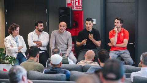 Bego�a Aguirre, Ren� Centr�n, Emilio Guti�rrez, Israel Villase�or y Jaime Cuesta
