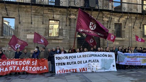 Concentracin celebrada el sbado en Astorga