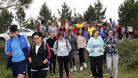 Andaina solidaria Congalsa POR EL MONTE DE A CUROTA