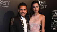 Dani Alves y su mujer, Joana Sanz, que defiende la inocencia de su marido