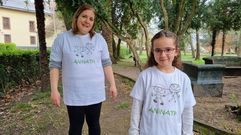 Ant�a M�rquez, en la foto con su madre, tiene poliquistosis renal y hep�tica