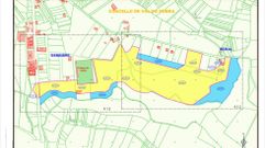 a.Mapa del futuro pol�gono industrial de Val do Dubra en Bembibre, la capital del municipio